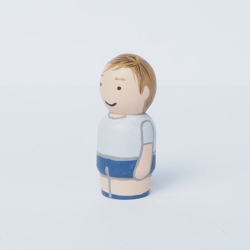 Give something unique and personalized.  Custom peg and Kokeshi dolls of your family!  They are hand-painted that show the uniqueness of each individual in your family.  This will definitely touch the heart and bring smiles, may be even happy tears to your family.   These are great for parent's gifts, grandparent’s gifts, birthdays, anniversary gifts, couples’ gifts, or any other occasions.