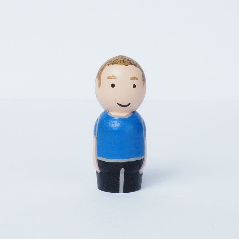 Give something unique and personalized.  Custom peg and Kokeshi dolls of your family!  They are hand-painted that show the uniqueness of each individual in your family.  This will definitely touch the heart and bring smiles, may be even happy tears to your family.   These are great for parent's gifts, grandparent’s gifts, birthdays, anniversary gifts, couples’ gifts, or any other occasions.